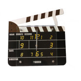 Clap Board Wall Clock