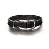 Black Tie Nic Hardware Dog Collar in Black