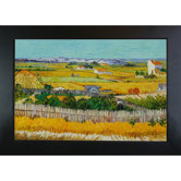 The Harvest Canvas Art by Vincent Van Gogh Impressionism
