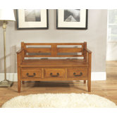 Country Home Entryway Bench