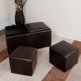 Avalon Storage Cube Ottoman (Set of 3)