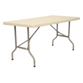 60" x 30" Blow-Molded Folding Table
