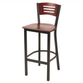 Wooden Mahogany Barstool