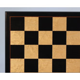 17" Black and Birdseye Maple Veneer Chess Board