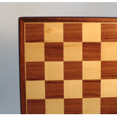 17" Padauk and Maple Veneer Chess Board