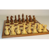 Sheesham Mustang on Sapele Chess Board