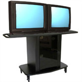 Sabio Series 42" Tall Cart - Holds up to two 32" monitors