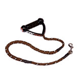 Cujo Leash with Leash Extension in Chocolate