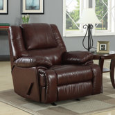 Cascadia Leather Chaise Recliner