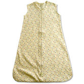 Organic Cotton SleepSack Wearable Blanket in Red Brown Dot