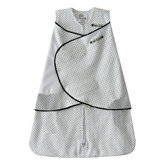 SleepSack Swaddle in Navy Pink Dot (Newborn)