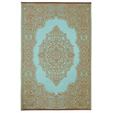 World Istanbul Fair Aqua/Warm Taupe Rug