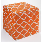 World Tangier Polypropylene Cube Ottoman