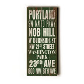 Portland Transit Wood Sign