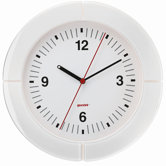 Wanduhr "I-Clock" in Wei&szlig;