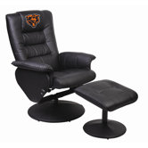 NFL Recliner and Ottoman