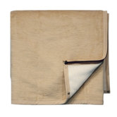 Woven Wearable Zip-up Cuddle Wrap Blanket in Caramel