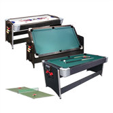 7'  3-in-1 Black Pockey&trade; Game Table
