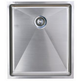Onyx Single Bowl Undermount Sink in Stainless Steel