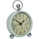 Lavander Motif Bedside Clock
