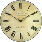 Antique Style Lascelles Pub Wall Clock