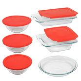 Easy Grab 11 Piece Bakeware Set with Plastic Cover
