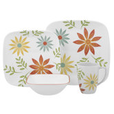 Happy Days Square 16 Piece Dinnerware Set