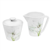 Lifestyles Flower Sugar and Creamer Set