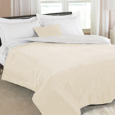 Plain Dyed  Luxury Blanket in Natural