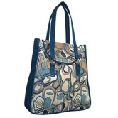 Natural Aquarelle Blue Tote Bag
