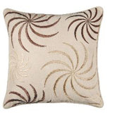 Swirl Cushion Cover in Cream
