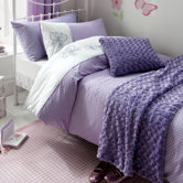 Flutterbye in New Year Duvet Cover Set in Lilac