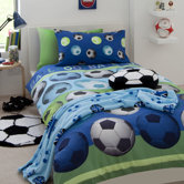 Football Bedding Collection in Blue