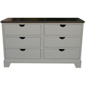 Andie and Ricki 6-Drawer Dresser