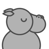 Animals Hippo Painting