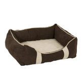 Foam and Fiber Lounger Dog Bed in Assorted