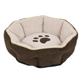 18 Sculptured Round Dog Bed in Assorted