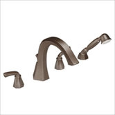 Felicity Roman Tub Faucet with Built-in Hand Shower Diverter in Oil Rubbed Bronze