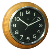 Wall Clock in Classic Black