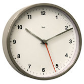Designer Wall Clock in Helio White