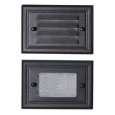 Flush Mount Deck Light Two Face Plate in Black