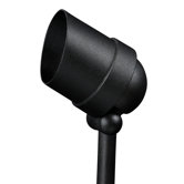 Cast Aluminum Spot Light in Black