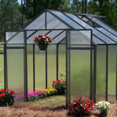 Monticello Quick Assembly Polycarbonate Greenhouse 4 ft. Extension