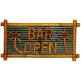 Bar Open Garden Sign