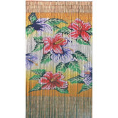 Tropical Flowers Curtain
