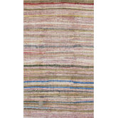 Kilim Multi-Colored Striped Rug