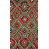 Kilim Green Tribal Rug