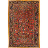 Heriz Rust Tribal Rug