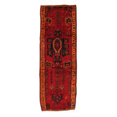 Kourd Red Tribal Medallion Rug