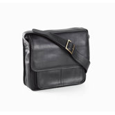 Vachetta Executive Laptop Sling Briefcase in Black